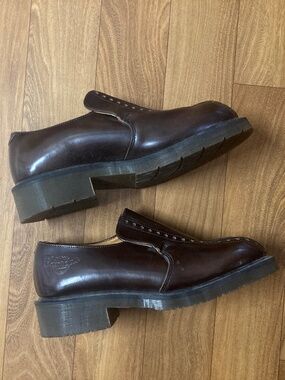 Dr. Martens 8924 England Vintage Crazy Horse Brown Leather Loafer UK 8 US 9M/10L